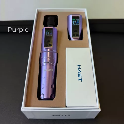 Mast Fold 2 Pro tetoválógép két akkumulátorral