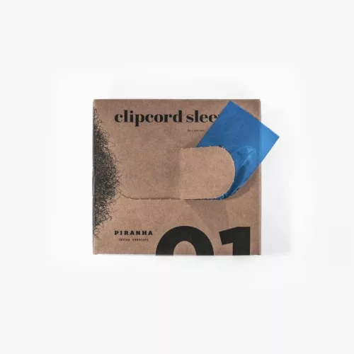 PIRANHA clipcord fólia kék színű (1 doboz - 250 db)