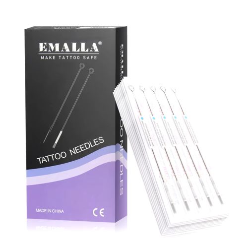 Emalla sterilcsomagolt tetováló tű - Round Liner (0.30 mm)