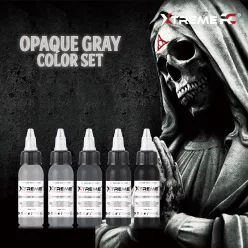 Xtreme Tattoo Ink Opaque Grey szett 5x 30 ml