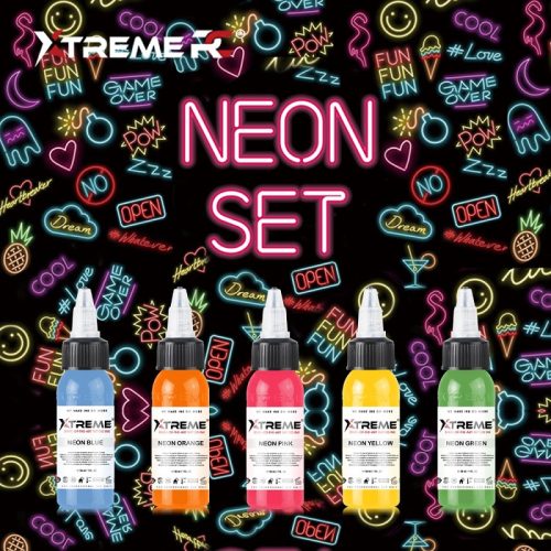 Xtreme Ink Neon set 5 x 30 ml szett