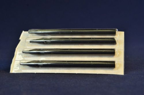 Hosszú egyenes (fekete) steril csőr: Flat-magnum (1 doboz - 50 db)