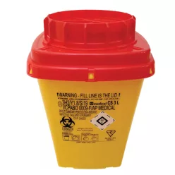 Tűledobó tartály (tűgyűjtő kuka) 3 liter
