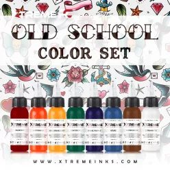 Xtreme Ink Old school set 8 x 30 ml szett 